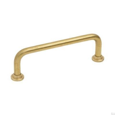 Tirador para mueble alargado 1353 96 Latón Sin pintar