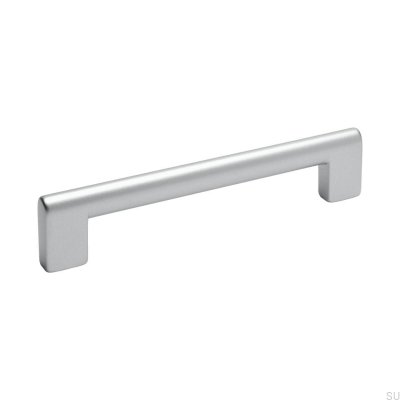 Tirador para mueble alargado 0112 Ara 96 Silver Brushed (aspecto aluminio)