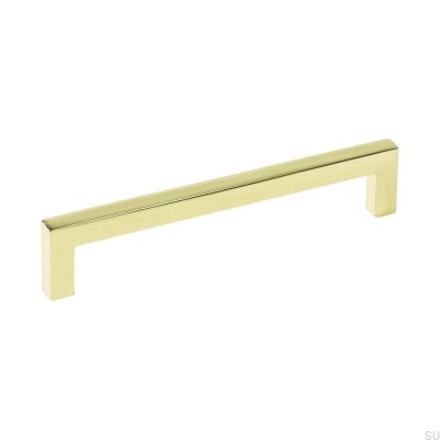 Tirador para mueble alargado 0143 128 Oro Pulido
