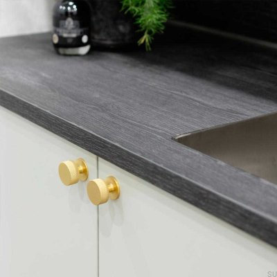 Pomo para mueble Crest 32 Oro cepillado