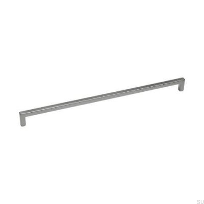Tirador para mueble alargado 0143 492 Plata Cepillado (aspecto inox)