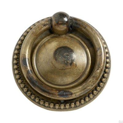Tirador para mueble redondo Ring 106 41 Bronce envejecido