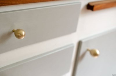 Perilla para muebles Drop 20 Latón pulido sin pintar