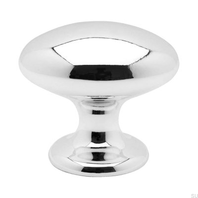 Pomo para muebles 401 Plata Níquel Pulido