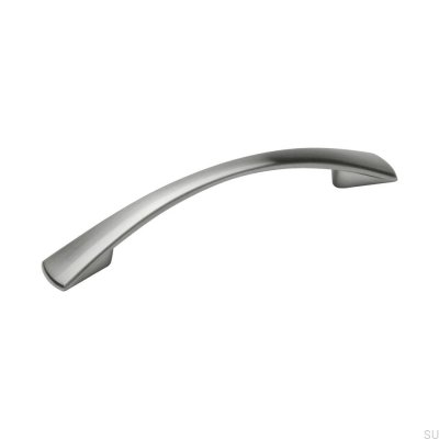 Tirador para mueble oblongo Smögen 96 Plata