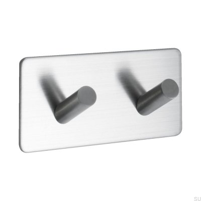 Colgador de pared Base 200-2 Acero cepillado