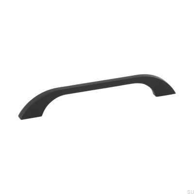 Tirador para mueble rectangular Lya 160 Metal Black