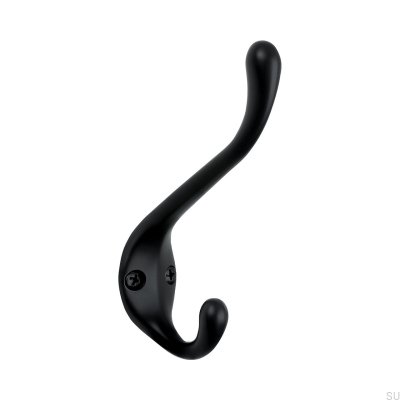 Perchero de pared Lagan Metal negro
