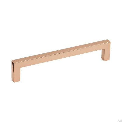 Tirador para mueble alargado 0143128 Cobre pulido