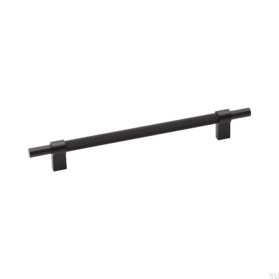 Tirador para mueble longitudinal Pitch 192 Aluminio Negro