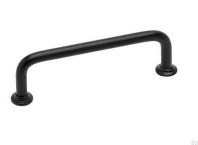 Tirador para mueble oblongo 1353 87 Metal negro