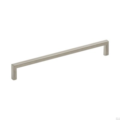 Tirador para mueble largo Soft 192 Plata cepillado