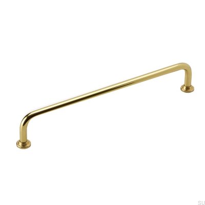 Tirador para mueble alargado 1353192 Latón Pulido Lacado