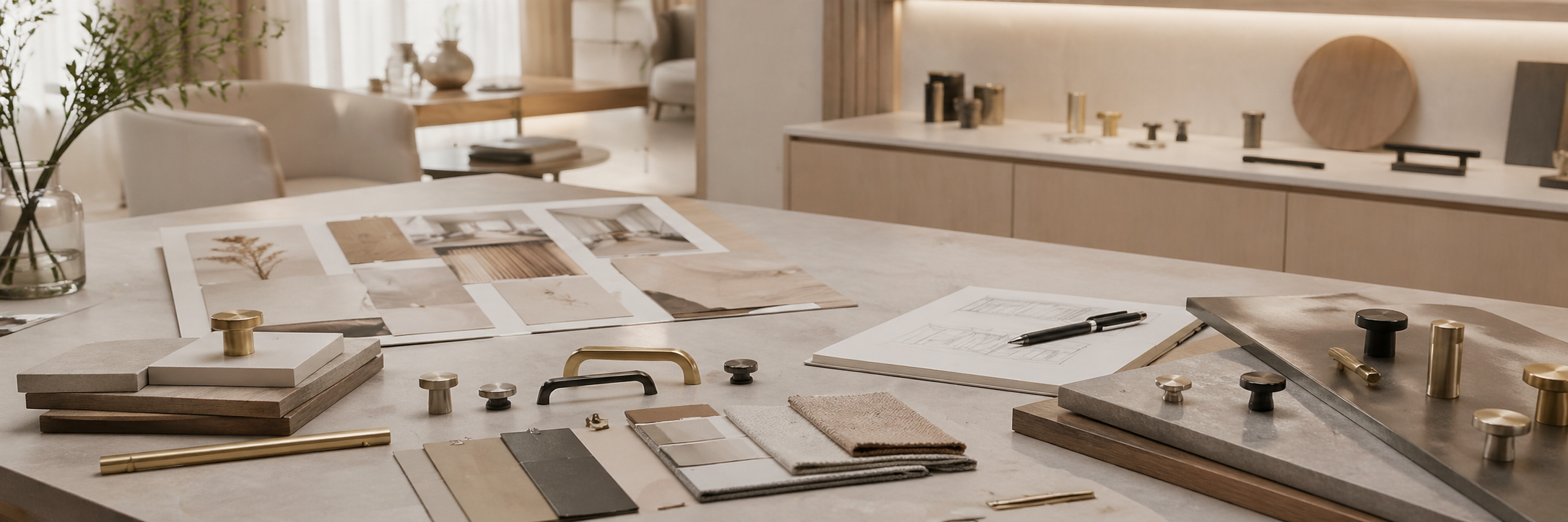 Detalles, muestras y materiales Scandinavian Handles